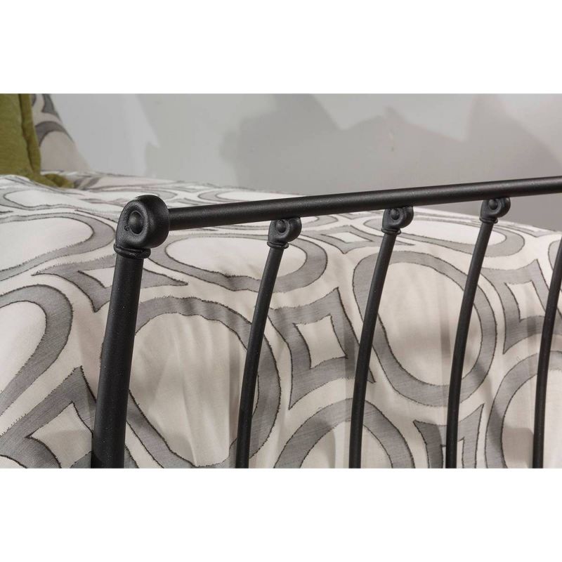 Twin Midland Metal Backless Daybed Black Sparkle - Hillsdale Furniture, 4 of 7