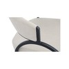 Meridian Furniture,Privet Linen Textured Fabric Dining Chair, Set of 2 - 4 of 4