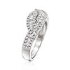 Ross-Simons 0.50 ct. t.w. Diamond Twisted Ring in Sterling Silver - 3 of 4