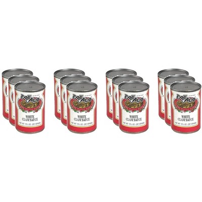 Dell Alpe White Clam Sauce - Case of 12 - 10.5 oz