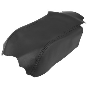 Unique Bargains for Land Rover Range Rover Sport 2006-2013 Microfiber Leather Car Center Console Lid Armrest Seat Box Cover Black - 1 of 4