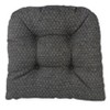 Gripper 15" x 15" Raindrops Universal Chair Cushion Set of 2 - Gray: Indoor Half-Circle Seat Cushions for Kitchen Chairs - 3 of 3