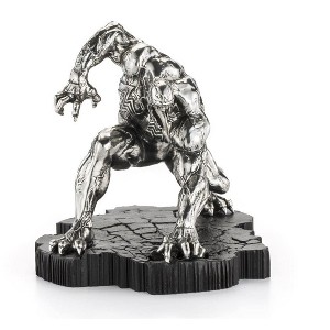 Royal Selangor Hand Finished Marvel Collection Pewter Venom Dark Origin Statue Figurine Gift - 1 of 4