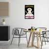Stupell Industries Vermouth Vintage Lady Advertisement Black Framed Floater Canvas Wall Art - 2 of 4