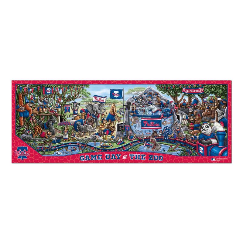 MLB Philadelphia Phillies Game Day at the Zoo Jigsaw Puzzle - 500pc, 2 of 4