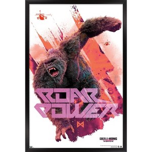 Trends International Godzilla x Kong: The New Empire - Roar Power Framed Wall Poster Prints - 1 of 4