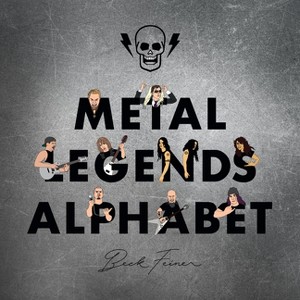 Metal Legends Alphabet - (Hardcover) - 1 of 1