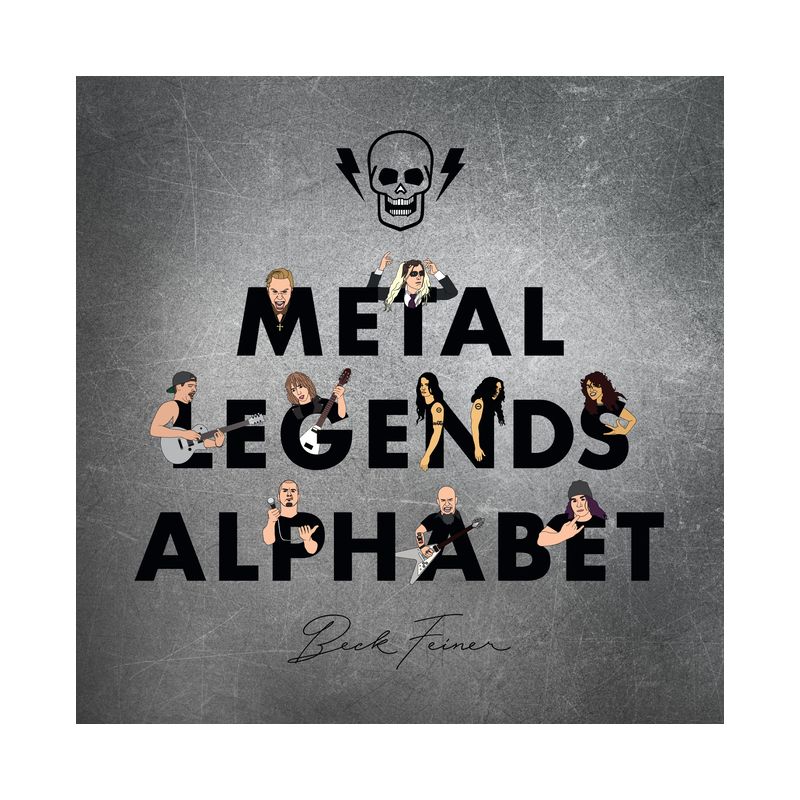 Metal Legends Alphabet - (Hardcover), 1 of 2