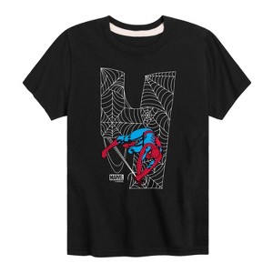 Boys' - Marvel - Spidey 4Th Birthday Short Sleeve Graphic T-Shirt - 1 of 4