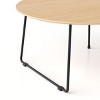 PAGED Coffee Table Modern Minimalist Center Table with Carbon Steel Table Legs for Living Room, Office - 4 of 4