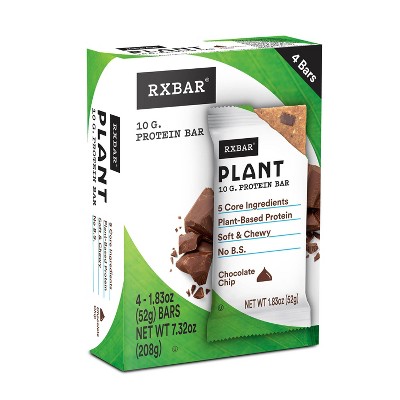 RXBAR Chocolate Chip Plant Protein Bars - 4ct