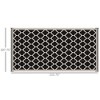 VisioGear Rug Pads, Reversible Outdoor Rug, Portable RV Camping Carpet, Large Floor Mat for Backyard, Black & Beige, 215”*108“*0.1” - 3 of 4