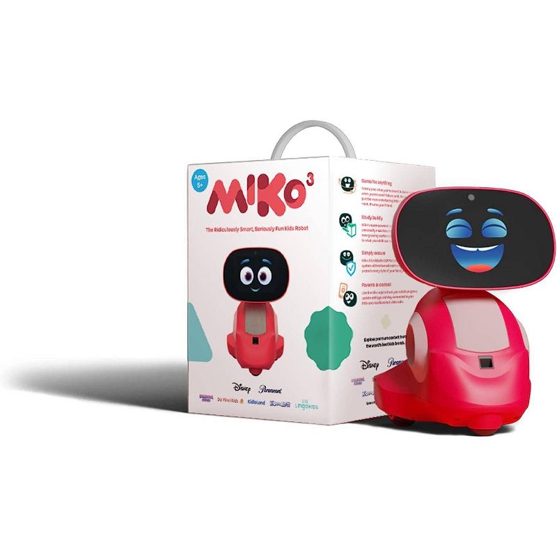 Miko 3: AI-Powered Smart Robot - Red, 5 of 6
