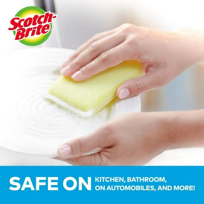 Scotch-Brite Dobie Yellow Non-Scratch Cleaning Pads - 3 Pack