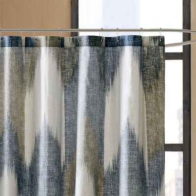MAYEERTY Cotton Printed Shower Curtain