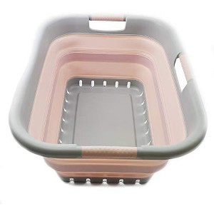 SAMMART 41L (10.8 gallon) Collapsible Plastic Laundry Basket - 1 of 4