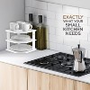 Plate Organizer for Cabinet - Bamboo Kitchen and Bathroom Corner Shelf - Kitchen Cabinet Organizer for Plate, Dish - Corner Cabinet Organizer - 3 of 4