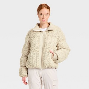 Women's Puffer Jacket - All In Motion™ Light Blue - 1 of 4