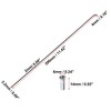 Unique Bargains Bicycle Steel Spokes 14G Bike Spoke with Nipples Black 11.42" 36 Pcs - 3 of 4