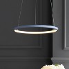JONATHAN Y Brice Modern Contemporary Metal Round Dimmable Integrated LED Pendant - 2 of 4