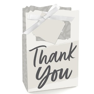 Big Dot of Happiness Champagne Elegantly Simple - Guest Party Favor Boxes - Set of 12 - 1 of 4