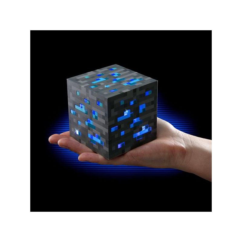 ThinkGeek, Inc. Minecraft Light Up Diamond Ore, 1 of 3