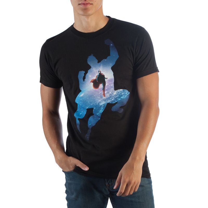 Superman Space Black T-Shirt, 1 of 4
