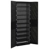vidaXL Shoe Cabinet Black 23.6 in.x11.8 in.x65.4 in. Fabric - 4 of 4