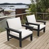 Hyleory Luxurious Outdoor Patio Seating Set with Cushions - Durable HDPE Design for Ultimate Comfort - 3 of 4