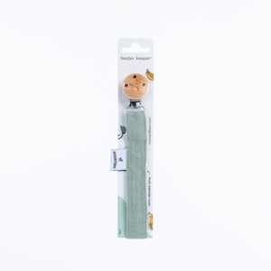Moss and Fawn Linen Pacifier Clip - 1 of 3