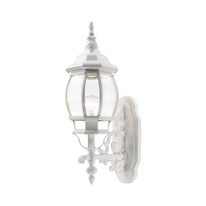 Livex Lighting Frontenac 1 - Light Wall Light in  Textured White - 1 of 2