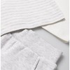 Stellou & Friends Cotton Gray & White 3 Piece Clothing Set for Newborns, and Babies - 9-18 Months - 3 of 4