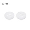 Unique Bargains Sewing Resin Round Flat 4-Hole Replacement Craft Buttons 20 Pcs - 3 of 4
