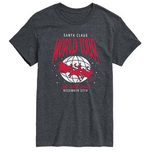 Men's - Instant Message - Santa World Tour Short Sleeve Graphic T-Shirt - 1 of 4
