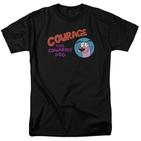 Courage The Cowardly Dog Courage Logo Unisex Adult T Shirt - image 1 of 4