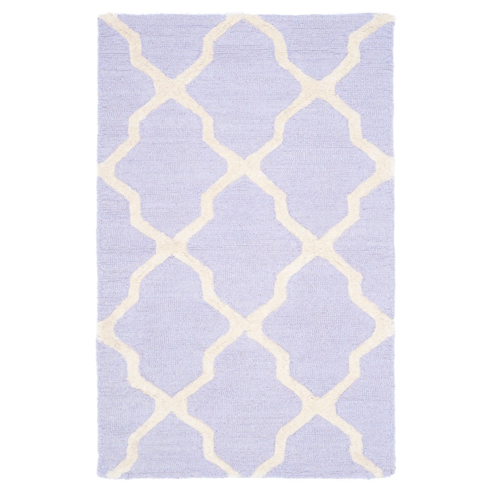 Maison Textured Rug - Lavender / Ivory (2'6inx4') - Safavieh