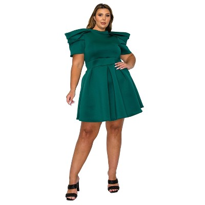 L I V D Women's Karina Neoprene Flare Dress