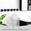 WOWOW Stainless Steel Single J-Hook Robe/Towel Hook - 3 of 4