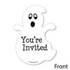 Big Dot of Happiness Spooky Ghost - Shaped Fill-in Invitations - Halloween Party Invitation Cards with Envelopes - Set of 12 - 2 of 4