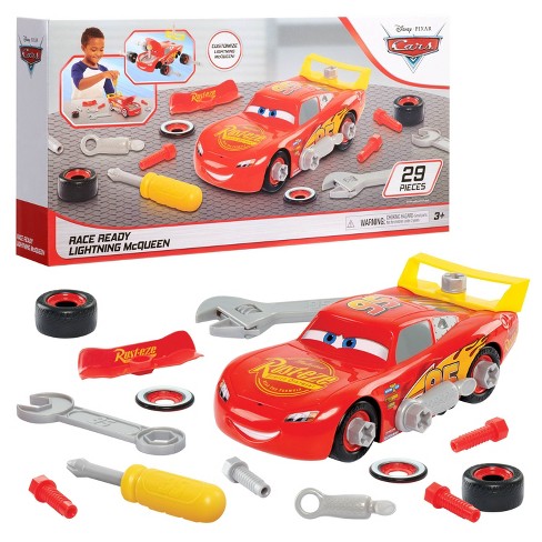 Disney cars - vehicule flash mcqueen, vehicules-garages
