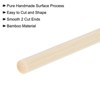 Unique Bargains Arts Crafts Garden Christmas Decoration Round Natural Wood Sticks 60 Pcs - 4 of 4