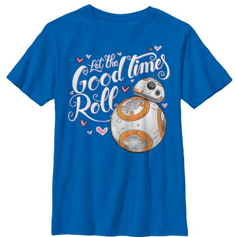 Boy's Star Wars The Force Awakens Valentine BB-8 Good Times Roll T-Shirt - image 1 of 4