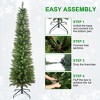 Whisen 5FT Artificial Christmas Tree with 263 Tips, Space-Saving Design, Stable Metal Stand - 4 of 4