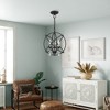 Livex Lighting Aria 3 - Light Chandelier in  Black - 4 of 4