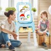 Infans Kids Easel for Two Adjustable Height Double Sided Art Easel w/Accessories Blue - 3 of 4