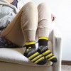 NBA Utah Jazz Multi Stripe Fuzzy Socks - 3 of 3