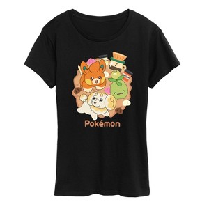 Women's - Pokémon - Coffee Group Short Sleeve Graphic T-Shirt - 1 of 4