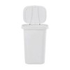 Rubbermaid 13 Gallon Rectangular Spring-Top Lid Wastebasket Trash Can (2 Pack) - 4 of 4
