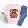 The Juniper Shop Coquette Pumpkin Season Leopard Youth Short Sleeve Tee - L - Pink - 3 of 4