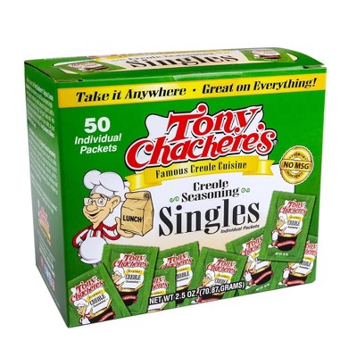 Tony Chachere's - Creole Seasoning Packets - 50 Ct